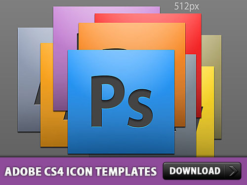 アドビ Cs4 アイコン Psd テンプレート 無料素材のフリーpsd