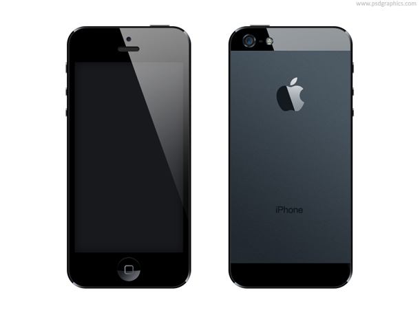 iPhone 5 PSD 形式