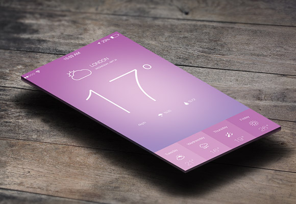 iOS7 天気アプリの設計