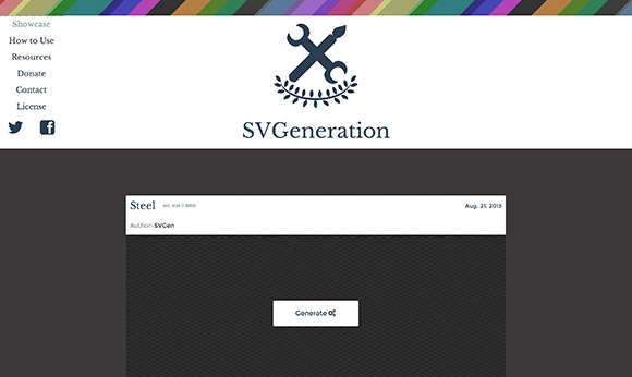 SVGeneration - SVG パターン発生器